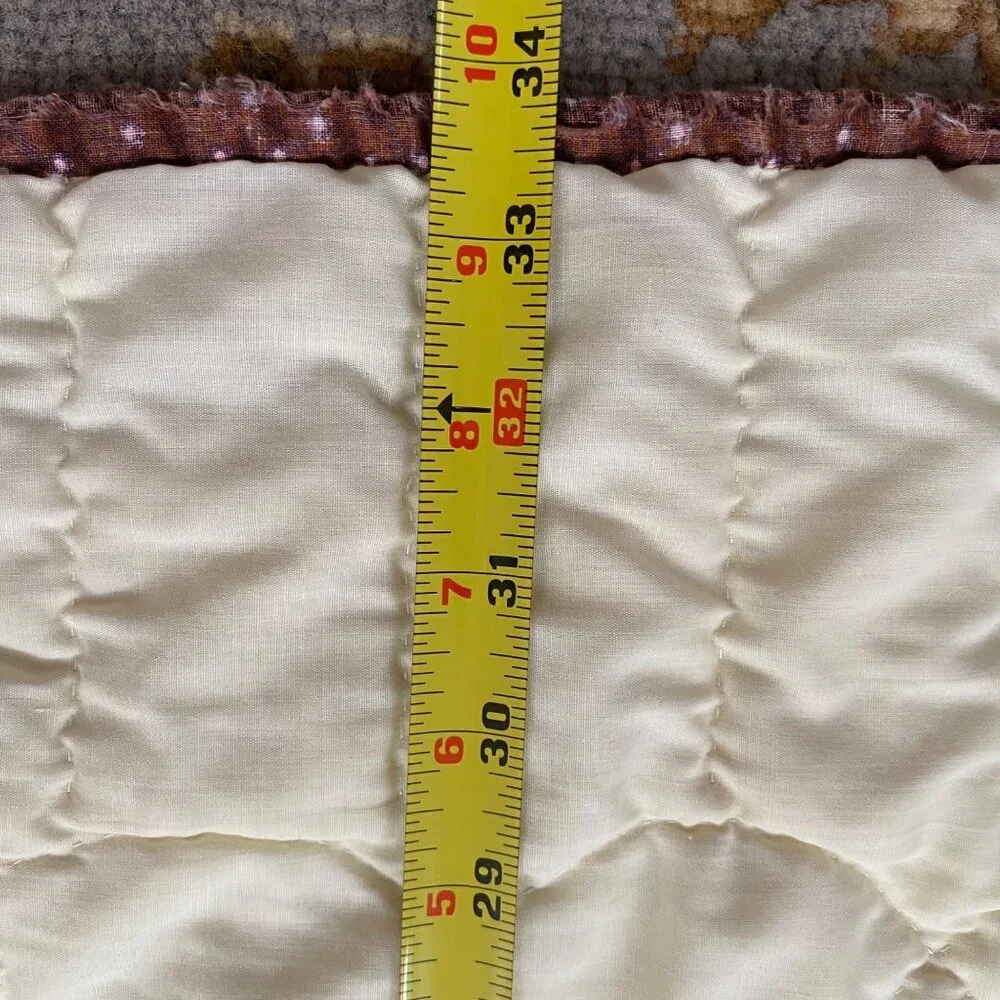 Vtg applique Teddy bear‎ quilt baby country nursery farmhouse cottagecore 34x44